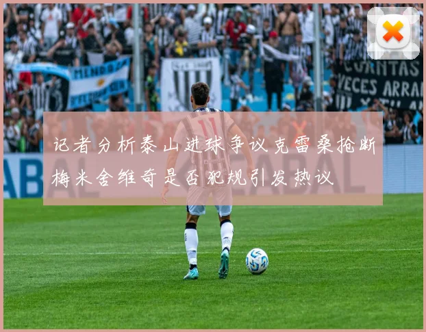 记者分析泰山进球争议克雷桑抢断梅米舍维奇是否犯规引发热议
